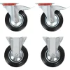 vidaXL Balkongmöbler>Hjul 4 st 160 mm