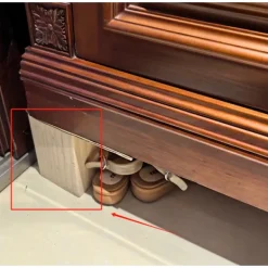 Soffbord>HK 4 st möbelben i trä för soffbord, skrivbord, skåp, möbler 3X5cm