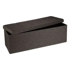 B2X Kistor & Koffertar>Hopfällbar förvaringsbänk linnetyg