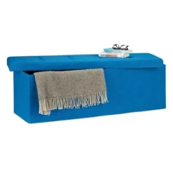 B2X Kistor & Koffertar>Hopfällbar förvaringsbänk linnetyg