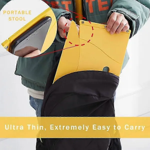 GIFT OF G Pallar>Hopfällbar portabel campingvandringsstol, lätt hopfällbar stol för resor, sammankomster, grillning, tunnelbana, backpacking, utomhus, squatty potty, ultralätt | Fyndiq