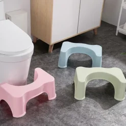 Pallar>Hushålls Toalettmatta Fotpall Badrum Halkfri Plastpall För Barn Och Äldre Ty