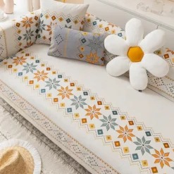 no brand Soffor>IC Halksäker soffa kudde i bohemisk stil Vit 90*70cm
