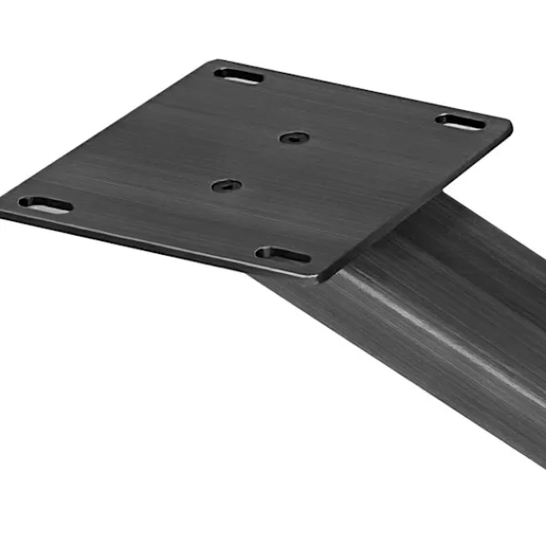 BellaFurn Matbord>Industriella bordsben - Upprätter - Högt pulverbelagt stål, inklusive golvtoppar Färg: Antik svart | Storlek: 120x70x72 cm