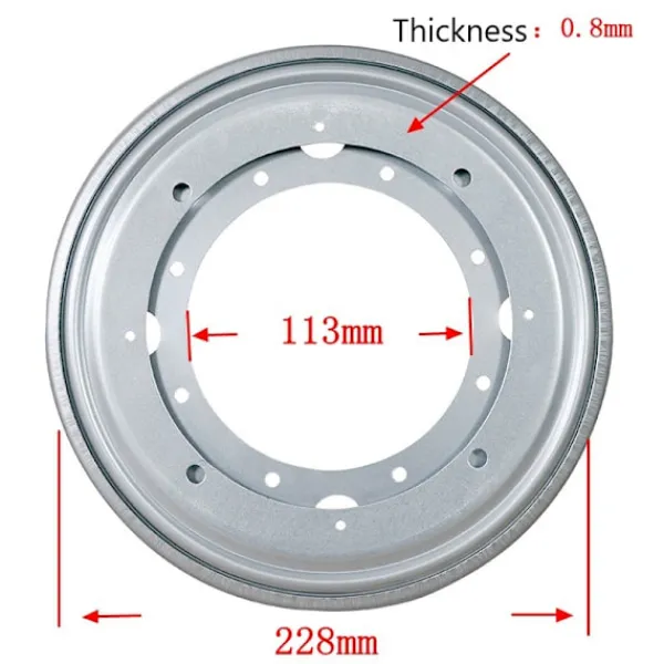 INF Matbord>Vridskiva med stålkullager för möbler, solar, ställ, dekorationer 9 tum