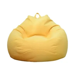 Sittsäckar>Inomhus Utomhus Vuxen Sittpuff Spelstol Extra Stor Sittpuff Överdrag Gul 450g Gul 450g