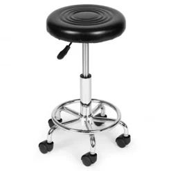 Northio Pallar>Justerbar svängbar pall för medicinskt bruk, svart