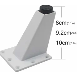 Köksö>Justerbara möbelben i aluminiumlegering, 4 stycken, köksben, bänkskiva, bar