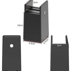 Sängar>Justerbara säng- och möbelhöjare med skruvklämma, 4 st 10 cm justerbara sänghöjare, kraftiga soffbordsstolsförhöjare