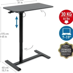 Northix Kontorsmöbler>Justerbart Laptopbord - - MDF
