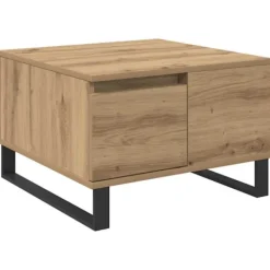 vidaXL Soffbord>Kaffeebord Artisan Ek 55 x 55 x 36,5 cm Konstruerat trä