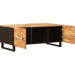 vidaXL Tv-Bänkar>Kaffeebord Brun 100 x 54 x 40 cm Massivt mangoträ