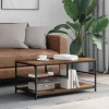vidaXL Soffbord>Kaffeebord Gammalt trä 90 x 49 x 40 cm Konstruerat trä