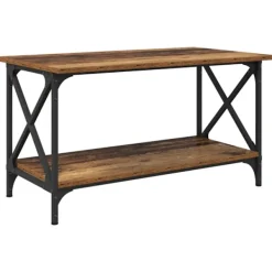 vidaXL Soffbord>Kaffeebord Gammalt trä 80 x 45 x 45.5 cm Konstruerat trä