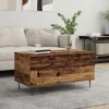 vidaXL Soffbord>Kaffeebord Gammalt trä 90 x 44.5 x 45 cm Konstruerat trä