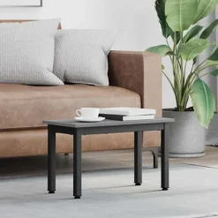 vidaXL Soffbord>Kaffeebord Grå Sonoma 60 x 30 x 36 cm Konstruerat trä