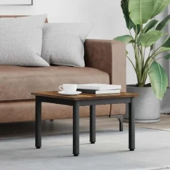 vidaXL Soffbord>Kaffeebord Rökek 50 x 50 x 36 cm Konstruerat trä