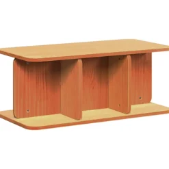 vidaXL Soffbord>Kaffeebord Vaxbrun 80 x 39,5 x 33,5 cm Massiv furu