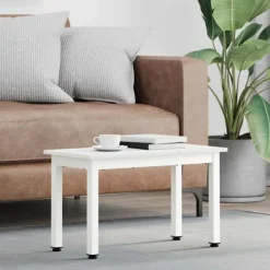 vidaXL Soffbord>Kaffeebord Vit 60 x 30 x 36 cm Massiv furu