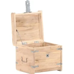 vidaXL Kistor & Koffertar>Kista 40x40x40 cm massivt akaciaträ