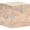 vidaXL Kistor & Koffertar>Kista 40x40x40 cm massivt akaciaträ