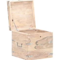 vidaXL Kistor & Koffertar>Kista 40x40x40 cm massivt akaciaträ