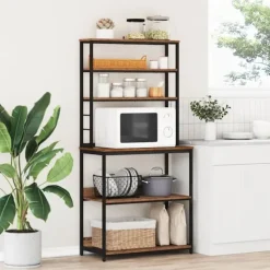 vidaXL Köksö>Köks hylla Gammalt trä 80 x 40 x 168 cm Konstruerat trä