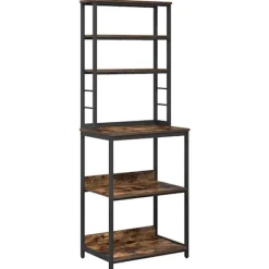 vidaXL Köksö>Köks hylla Rökt ek 60 x 40 x 168 cm Konstruerat trä