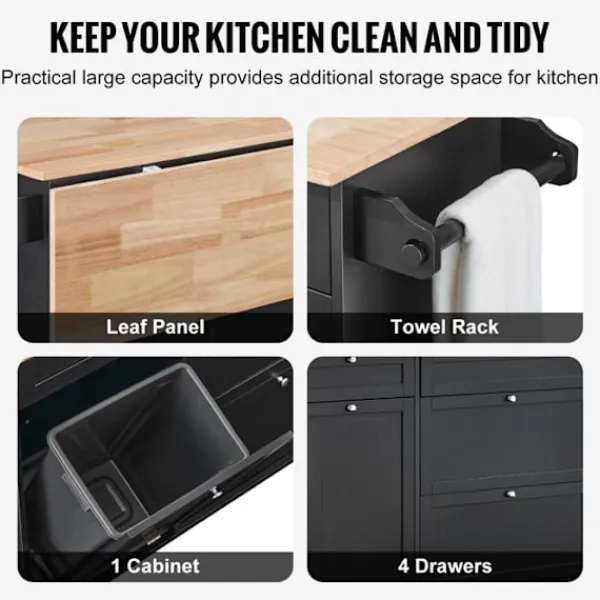 DUOKU Köksö>Köksoffbord - - SR231333 - - Förvaring 10 Gallons - Samtida stil