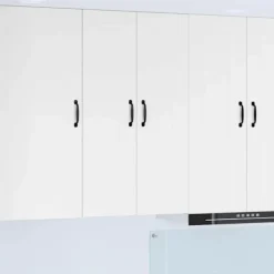 vidaXL Skåp>Köksskåp Kalmar Högblanka vita 60 x 31 x 100 cm Konstruerat trä