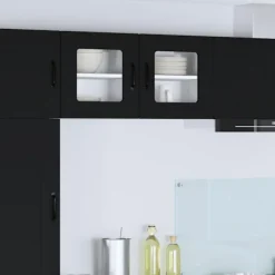 vidaXL Skåp>Köksskåp Kalmar Svart 40 x 31 x 40 cm Konstruerat trä