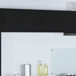 vidaXL Skåp>Köksskåp Kalmar Svart 80 x 31 x 40 cm Konstruerat trä