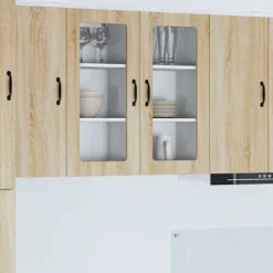 vidaXL Skåp>Köksskåp med hylla Sonoma-ek 40 x 31 x 80 cm Konstruerat trä