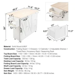 DUOKU Köksö>Köksvagn - - SR221265 - Massivt Trä - Rullande - Kryddställ