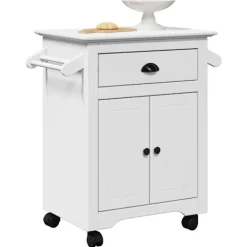 vidaXL Köksö>Köksvagn BODO vit 72x45x80 cm