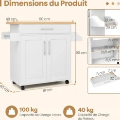 COSTWAY Köksö><noscript><img width=
