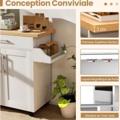 COSTWAY Köksö><noscript><img width=