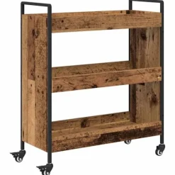 vidaXL Köksö>Köksvagn Gammalt trä 70 x 30 x 82 cm Konstruerat trä