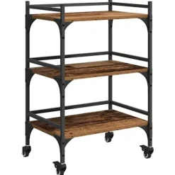 vidaXL Köksö>Köksvagn Gammalt trä 50 x 35 x 75.5 cm Konstruerat trä