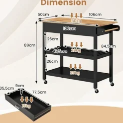 COSTWAY Köksö><noscript><img width=