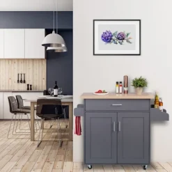 B2X Köksö>Köksvagn med bänkskiva