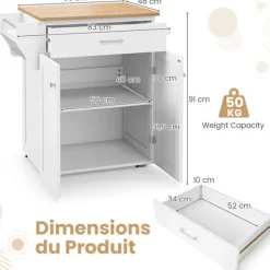 COSTWAY Köksö><noscript><img width=