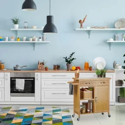 B2X Köksö>Köksvagn med marmorskiva