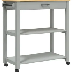 vidaXL Köksö>Köksvagn MONZA 84x40x88,5 cm massivt furu