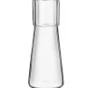 Matgrupper>Klar Sängkaraffset med Glas för Sovrum Nattduksbord, Karaff med G -Sy
