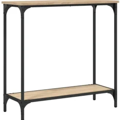 vidaXL Småbord>Konsolbord Sonoma Ek 75x30,5x75 cm Konstruerat trä