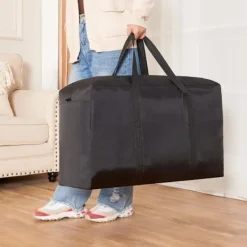 Kistor & Koffertar>190L Extra Stor Flyttväska i Kraftig Svart _xx 100L