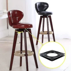 Småbord>Lazy Susan Vridskiva Kullager - 4 st Fyrkantiga Roterande Vridplattor med Stålkulor