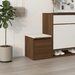 vidaXL Kistor & Koffertar>Låda brun ek 40,5x40x40 cm konstruerat trä