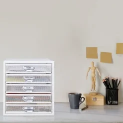 Northix Kontorsmöbler>Lådlåda med 5 lådor